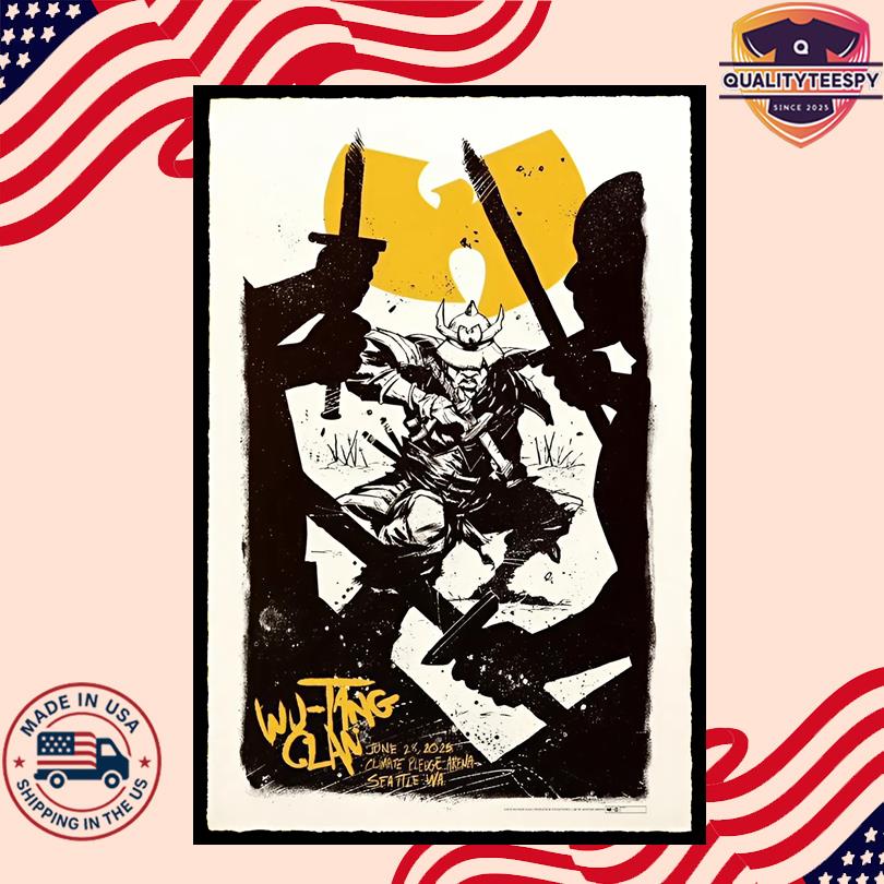 Wu-Tang Clan Seattle June 28 Poster