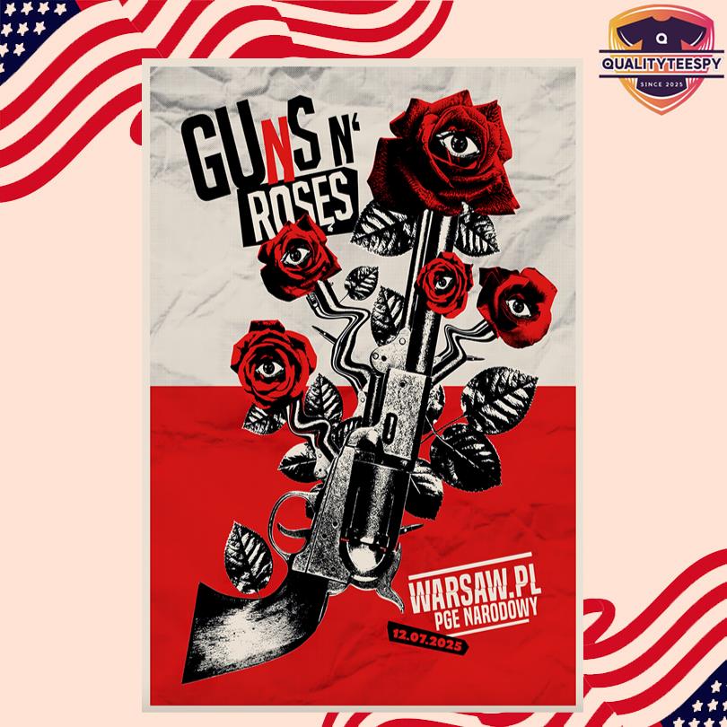 Guns N Roses July 12 2025 PGE Narodowy Warsaw, PL Poster